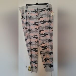 Secret Treasures Camo Print Jogger Sleepwear Pant Size 3X